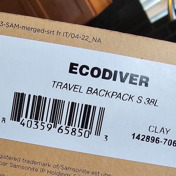Samsonite Ecodiver, Travel Backpack, BAG, Clay Orange main image 7